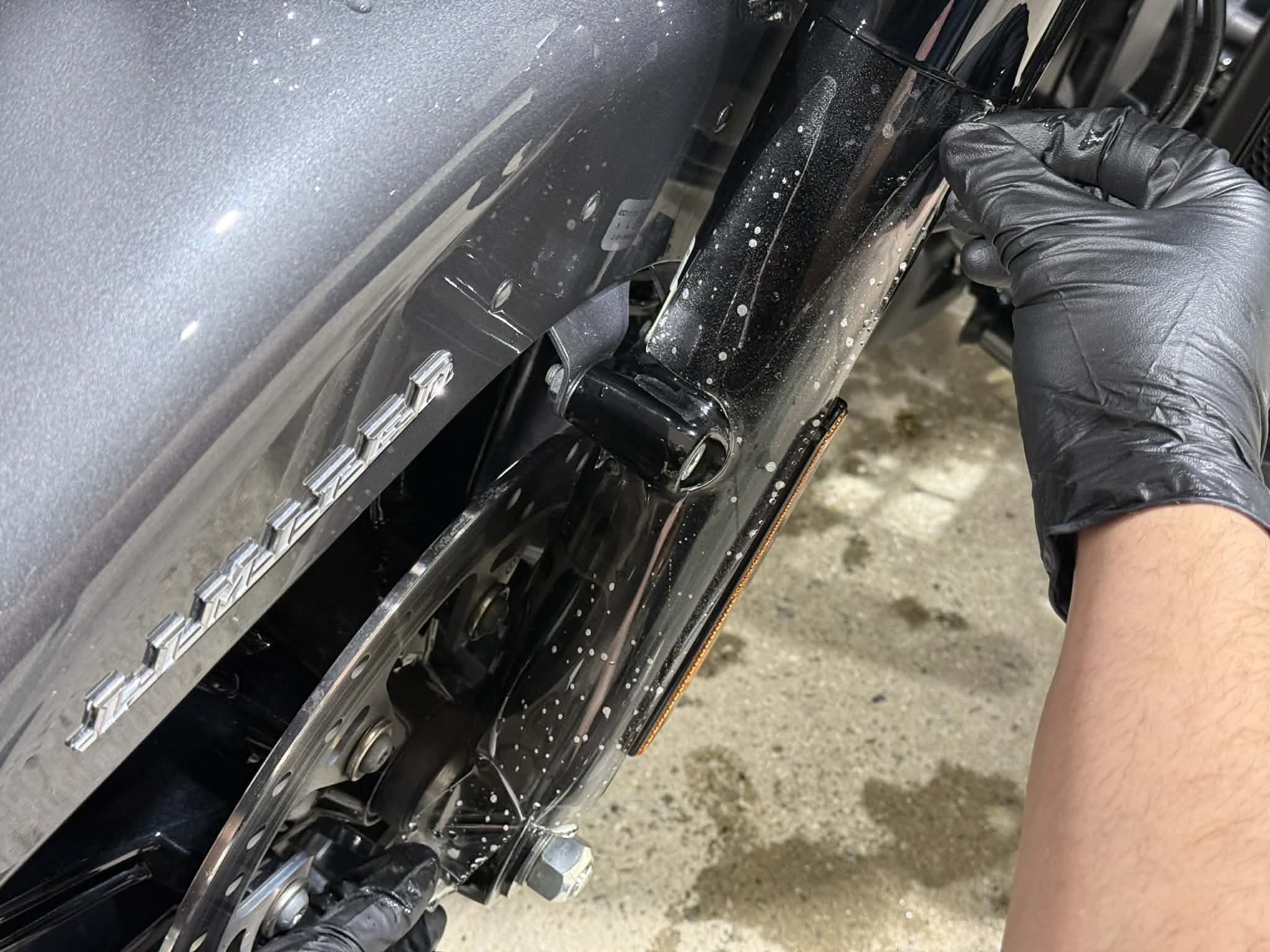 PPF fork protection kit — Harley-Davidson 2014+ (Street Glide, Road Glide & more)