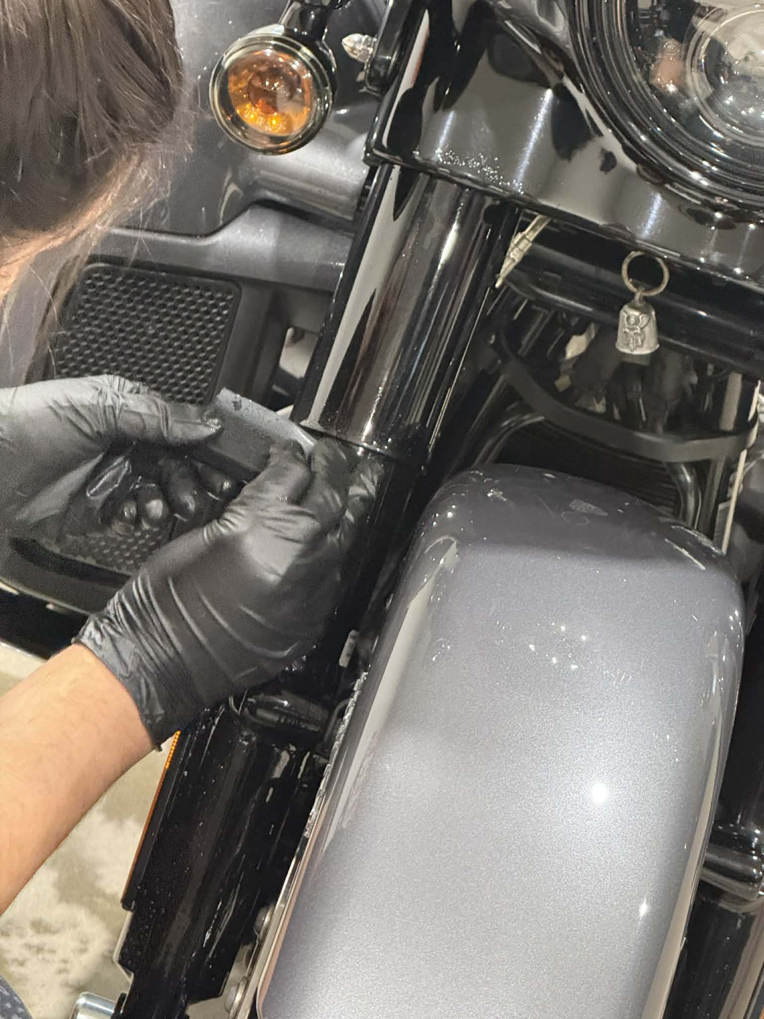 PPF fork protection kit — Harley-Davidson 2014+ (Street Glide, Road Glide & more)